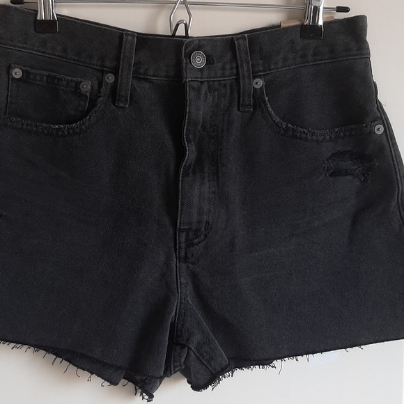 NWOT Madewell The Momjean Cutoff Short Size 28 - Picture 2 of 6